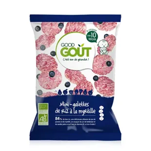 Good Goût Mini-Galette di Riso al Mirtillo dai 10mesi 40g