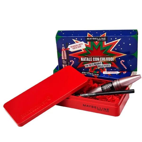 Maybelline Coffret Cofanetto con Mascara Ciglia Sensazionali + Matita Lasting Black