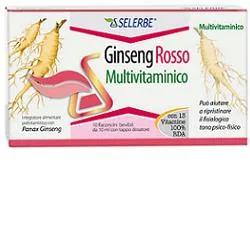 Selerbe Ginseng Integratore Multivitaminico 10 Flaconcini