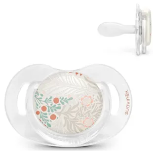 Chupeta Suavinex Poetry Tetina Fisiológica de Silicone SX Pro Bege +18m
