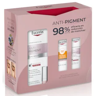 Eucerin Anti-Pigment Dual Serum + Mini Sun Gesicht Pigmentkontrolle + Augenkontur 5 ml