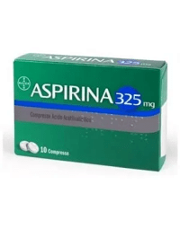 Aspirina 325 mg Acido Acetilsalicilico Trattamento Febbre E Dolore 10 Compresse