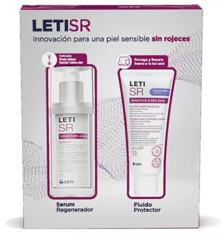 Leti SR Probioclean Mizellenwasser 500 ml + Anti-Rötungs-Creme 40 ml