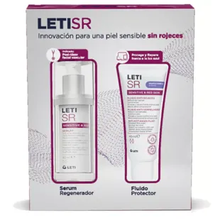 Leti SR Probioclean Mizellenwasser 500 ml + Anti-Rötungs-Creme 40 ml