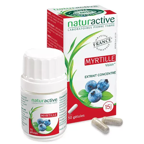 Naturactive Myrtille Vision 30 gélules