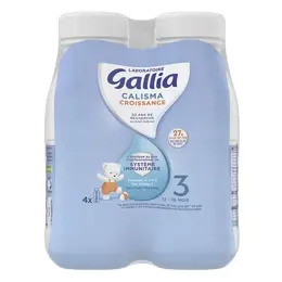 Gallia Calisma Lait de Croissance 4 x 500ml