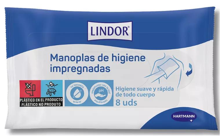 Lindor Toalhetes Dermo-Protetores 8 un