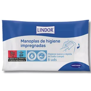 Lindor Toalhetes Dermo-Protetores 8 un