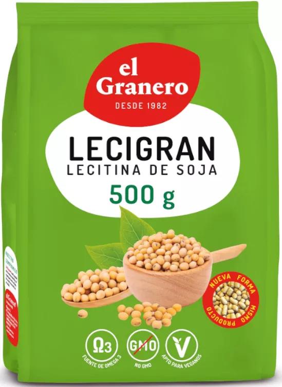 El Granero Integral Lecigran Lecitina de Soja IP NO GMO 500 gr