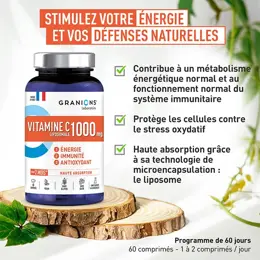 Granions Vitamine C Liposomale 1000mg 60 comprimés