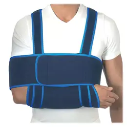 Velpeau Écharpe d'Immobilisation de l'Épaule Taille 2 Noir Bleu