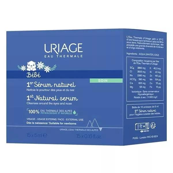 Uriage Bébé 1er Suero Natural 15 Monodosis de 5ml