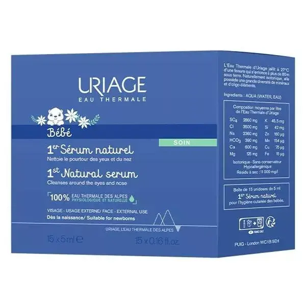 Uriage Baby 1st Natural Serum 15 unidoses