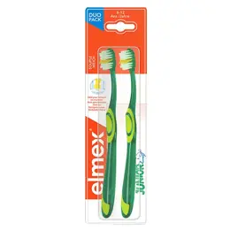 Elmex Brosse à Dents Souple Junior 6 à 12 ans Lot de 2