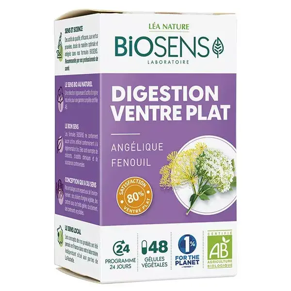Biosens Digestione Ventre Piatto Bio 48 capsule vegetali