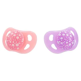 Twistshake Succhietto Ortodontico Viola/ Rosa +0m Lotto di 2