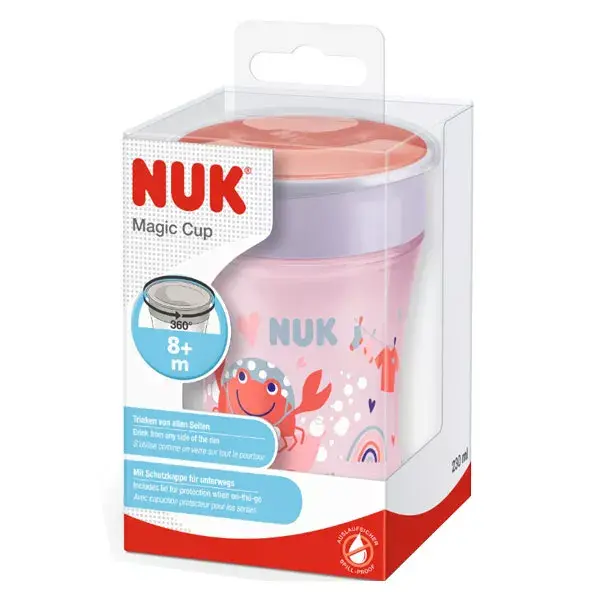 Nuk Magic Cup 360° Learning Cup +8m Crab 230ml