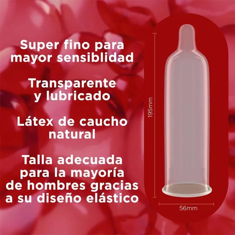 Durex Contacto Total Preservativos Super Finos 12 Uds