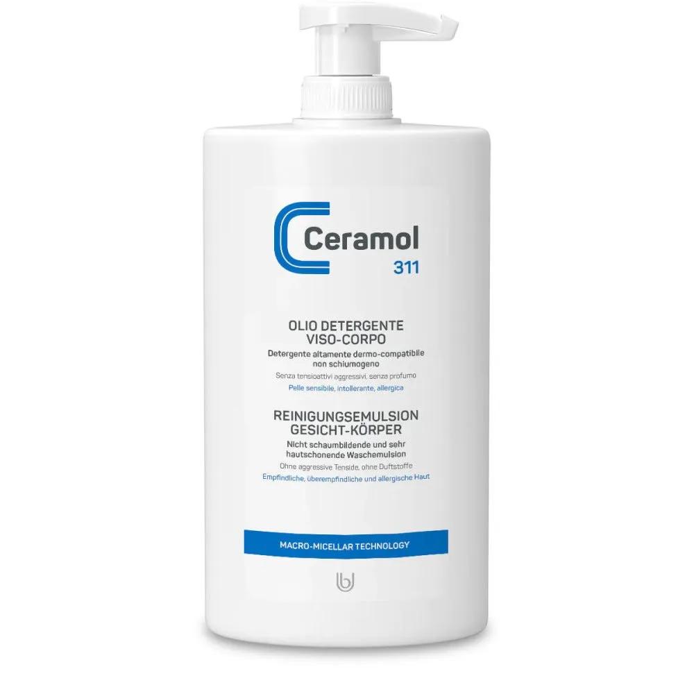 Ceramol 311 Olio Detergente Viso Corpo Flacone 400 ml