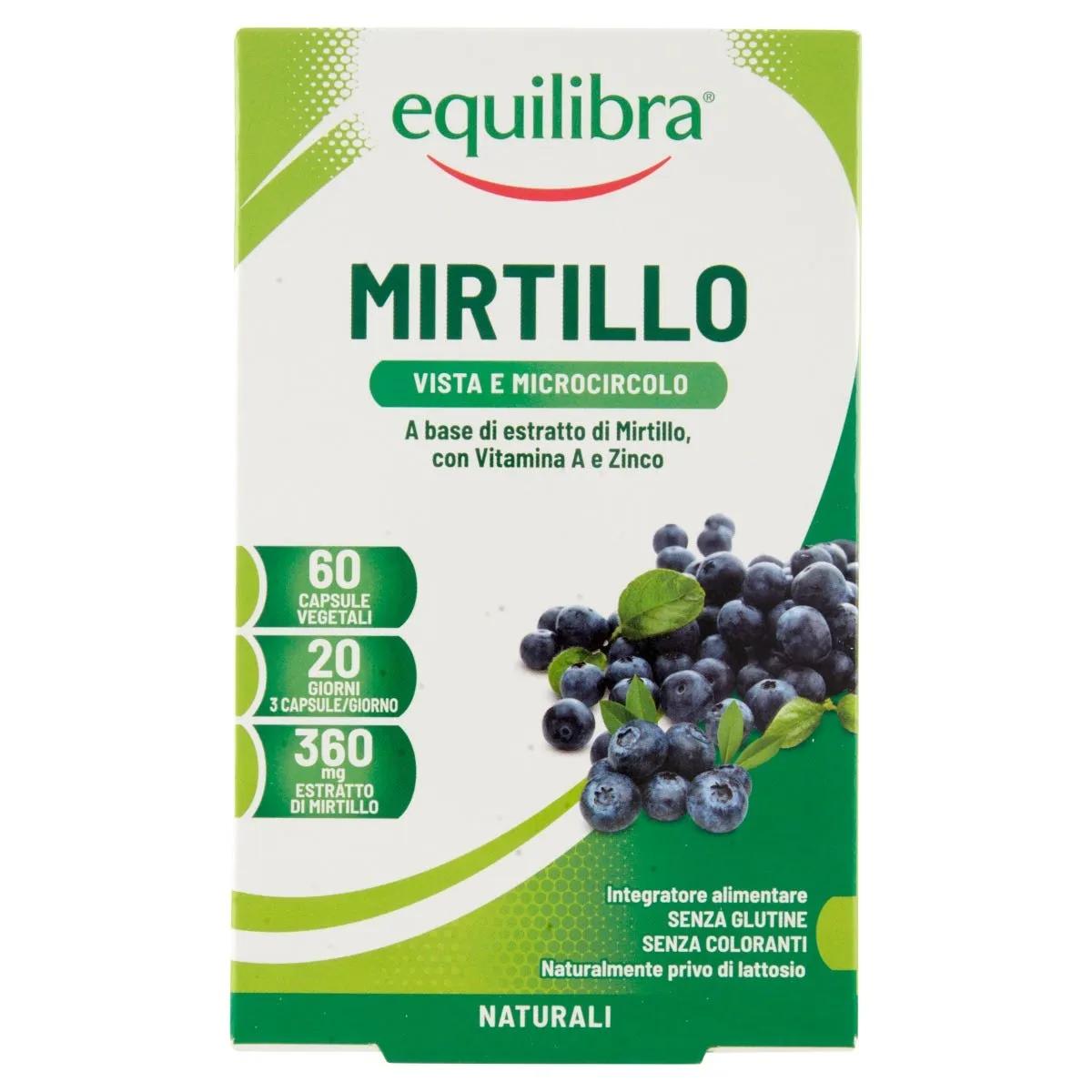 Equilibra Mirtillo Integratore Antiossidante 60 Perle