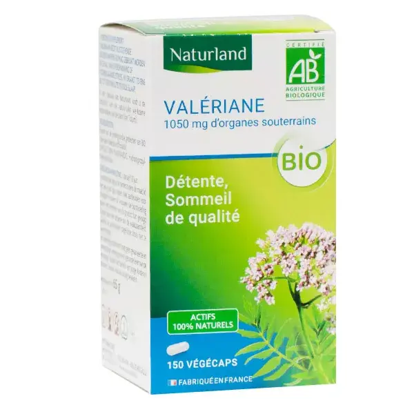 Naturland Valériane Bio 150 végécaps