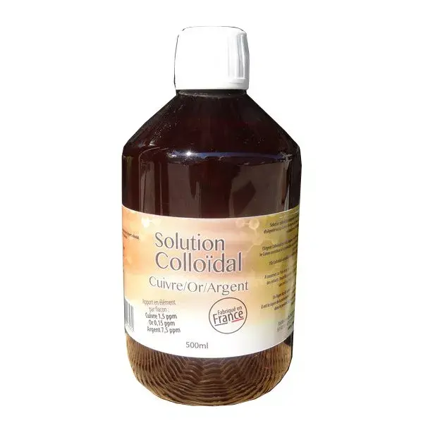 Dr Theiss Solution Colloïdal Cuivre Or Argent 500ml
