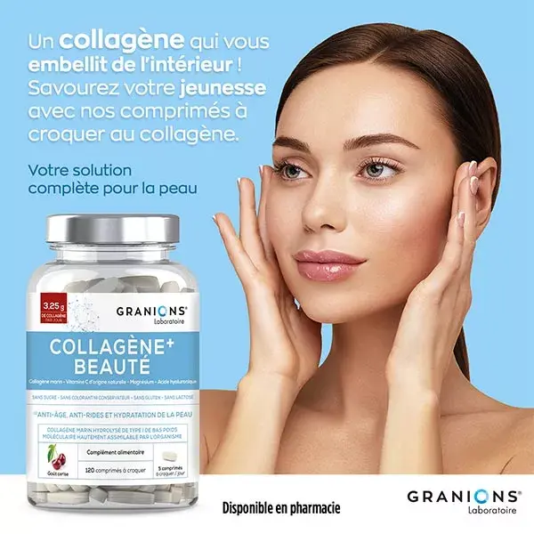 Granions Collagen+ Beauty Cherry 120 chewable tablets
