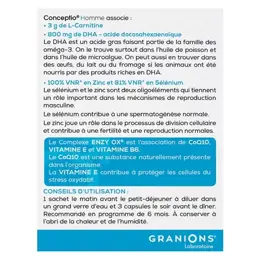 Granions Conceptio Homme 90 capsules et 30 sachets + Conceptio Femme 30 gélules et 30 capsules