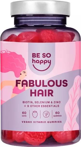 Be So Happy Fabulous Hair Salud Capilar con Biotina 6000 mcg 60 Gominolas Veganas