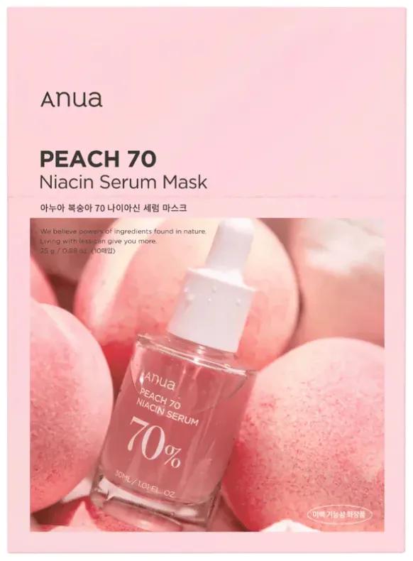 Anua Peach 70 Niacin Serum Gesichtsmaske 25 ml