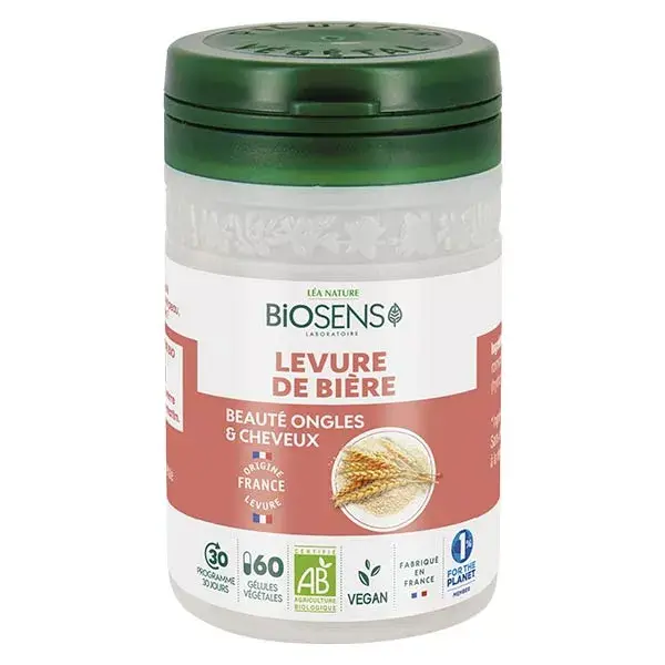 Biosens Levure de Bière Bio 60 gélules végétales