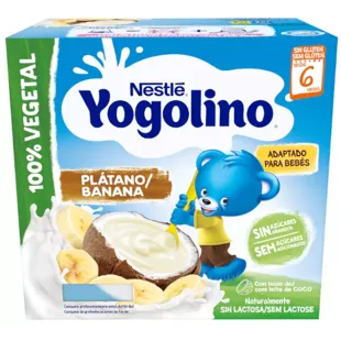 Nestlé Yogolino Coco y Plátano +6m 4x100 gr