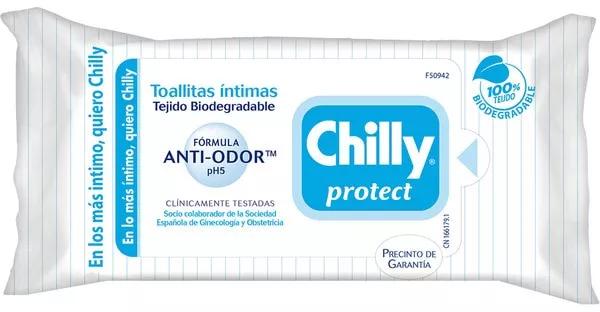 Chilly Lingettes Intimes Formule Active avec antibactériens