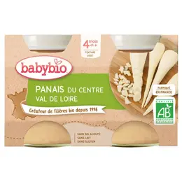 Babybio Légumes Pot Panais +4m Bio 2 x 130g