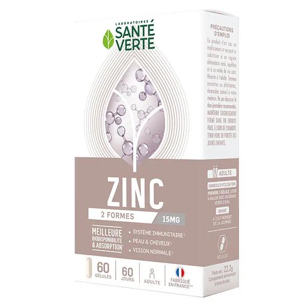 Green Health Expert Ingredients Zinc 2 formas