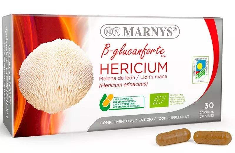 Marnys Hericium BIO Löwenmähne 400 mg 30 Gemüsekapseln