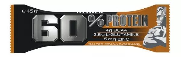 Weider Barra 60% Protein Bar Amendoim Salado-Caramelo 1 ud 45g