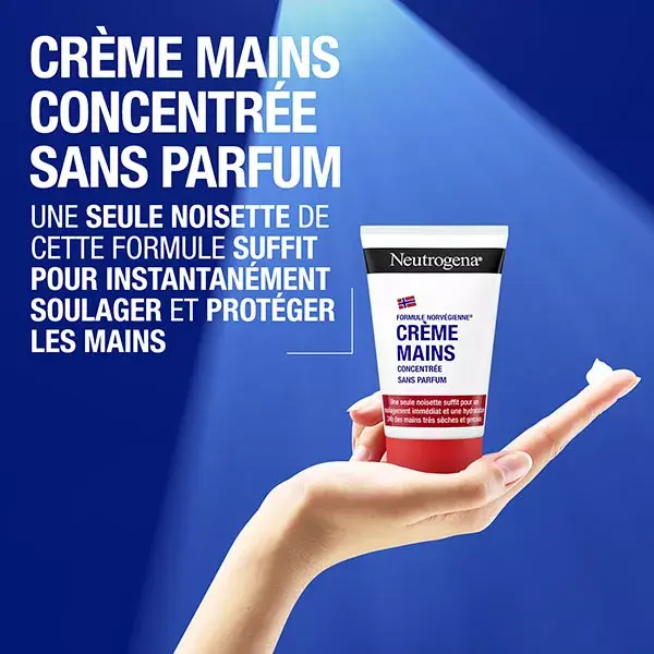 Neutrogena Crème Mains Concentrée Non Parfumée Lot de 2 x 50ml