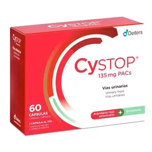 Cystop 5mg PACs 60 capsules