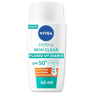 Nivea Sun Derma Skin Protection Fluido Solar Facial FPS 50+ 40 ml
