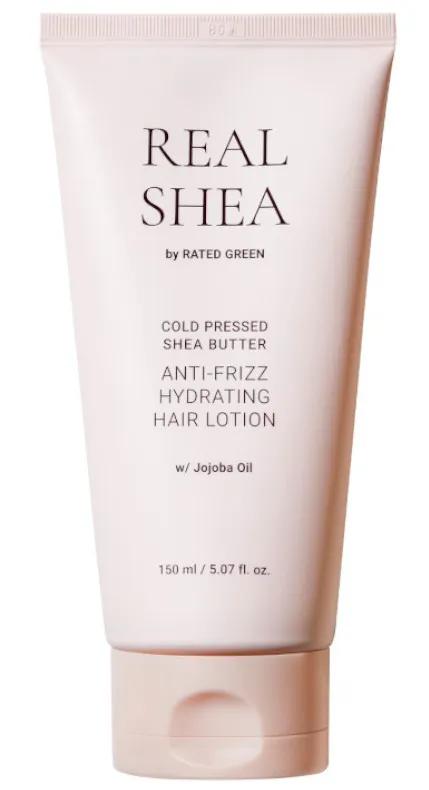 Lotion capillaire hydratante anti-frisottis au karité véritable, 150 ml