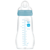 Biberon en verre MAM Feel Good à débit moyen, bleu mat, 2-4 mois, 260 ml
