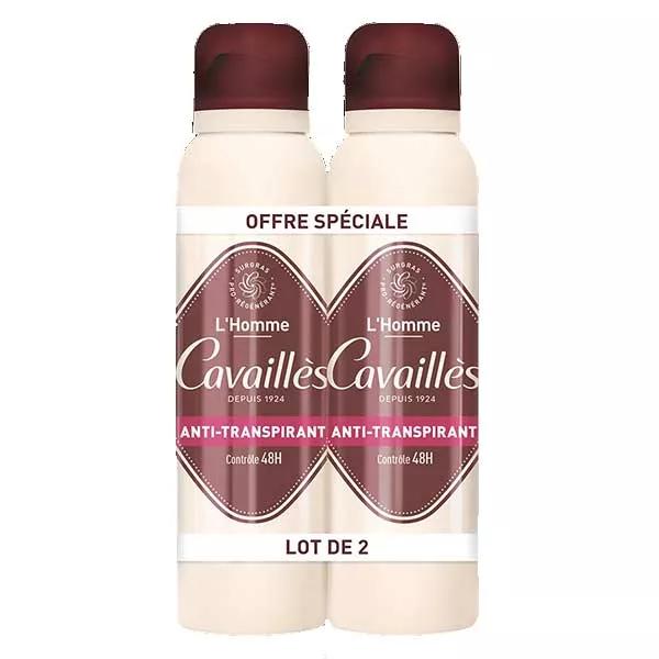 Rogé Cavaillès ABSORB+ Desodorante Hombre 48h Spray 150ml x2