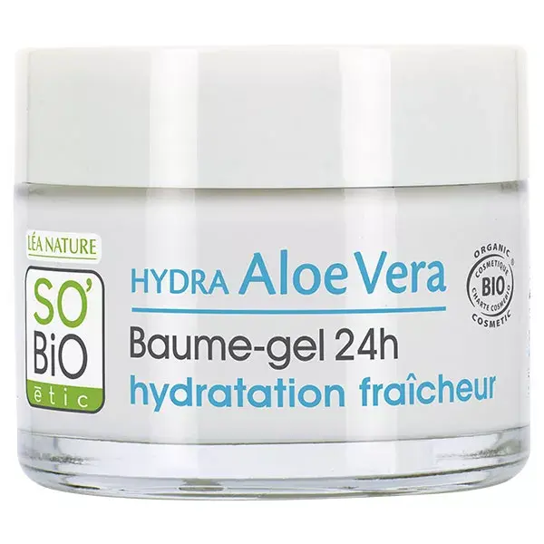 So'Bio Étic Hydra Aloe Vera Baume-Gel Hydratation Fraîcheur Bio 24h 50ml