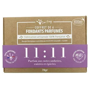 Lov'FROG Scented Meltdown Gift Set Fragranza per ambienti 11:11 Ambra Rame Speziato Biologico 6 unità