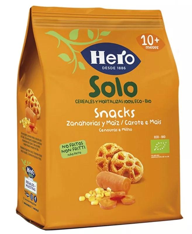 Hero Solo Snacks Zanahoria y Maíz +10m 50 gr