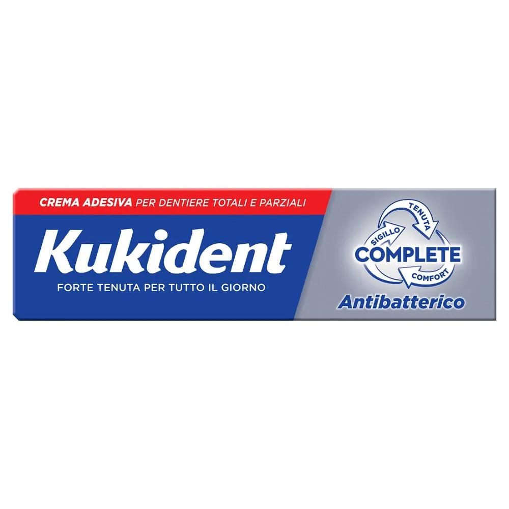 Kukident Complete Con Antibatterico Crema Adesiva Protesi Dentali 40 g