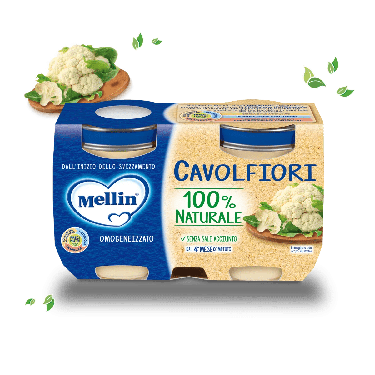 Mellin Omogeneizzato Cavolfiore 2X125g