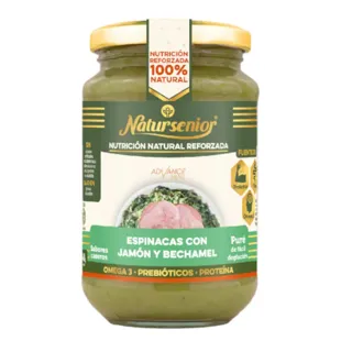 Natursenior Spinach Puree with Ham and Omega-3 Bechamel 340 gr