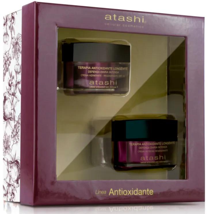 Atashi Chest Antioxidant Hydraterende Crème SPF15 50 ml + Anti-aging Crème 50 ml